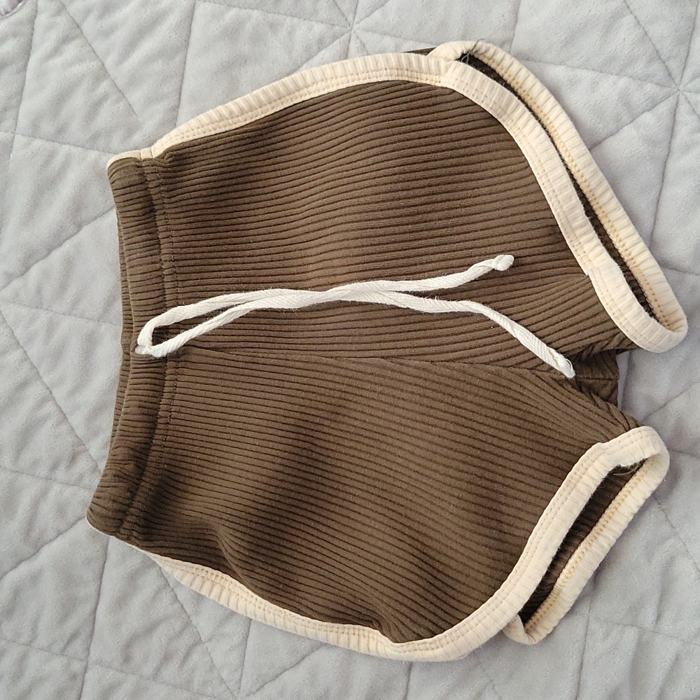Retro Ribbed shorts by Bel & Bow